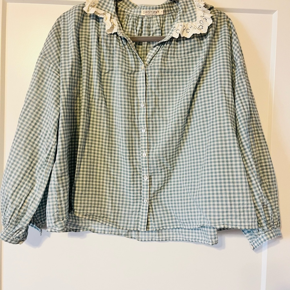 Christy Dawn Ghita Gingham Blouse